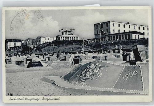 26486 W2946 Wangerooge , Nordseebad - Burgenstrand
