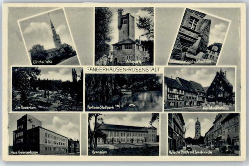 06526 O4700 Sangerhausen - Rathaus, Schule, Kylische Strasse