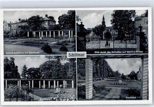 Schötmar Schloss Stadtpark Marktplatz Kirche Notopfer