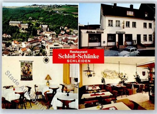 Schleiden Gasthaus Schloss Schänke VW Käfer