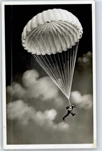 Fallschirm Foto AK