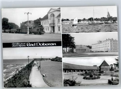 Bad Doberan Nienhagen, Rerik, Heiligendamm, Kühlungsborn, Eisenbahn Molli, Konzertgarten, Hafen, Strandpromenade