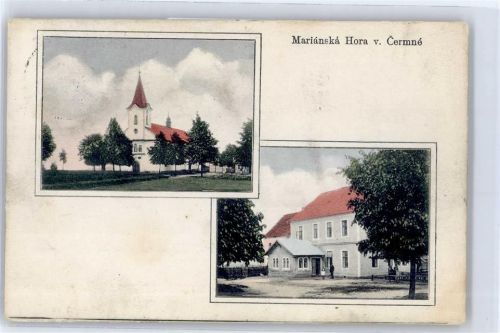 Jablonec n. Nisou Marianska Hora v. Cermne Kirche