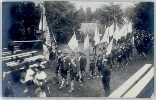 Bayrisches Schützenfest, 1918, Umzug, Abordnungen örtlicher Handwerker
