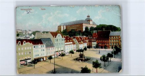 Weißenfels Marktplatz, Schloss, Denkmal