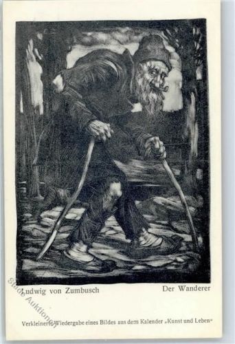 Der Wanderer Ludwig von Zumbusch