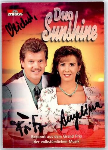 Originalunterschrift Duo Sunshine AKU1