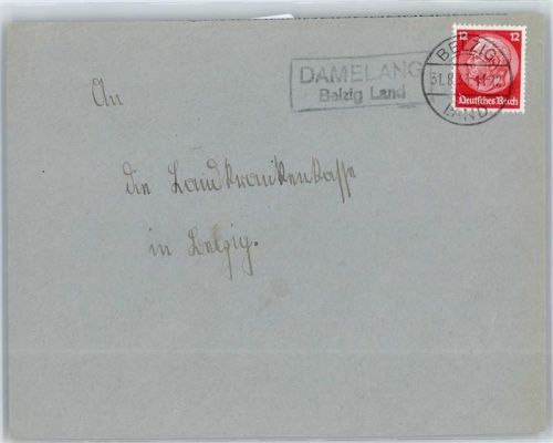 14806 O1820 Belzig - Landpoststempel Damelang