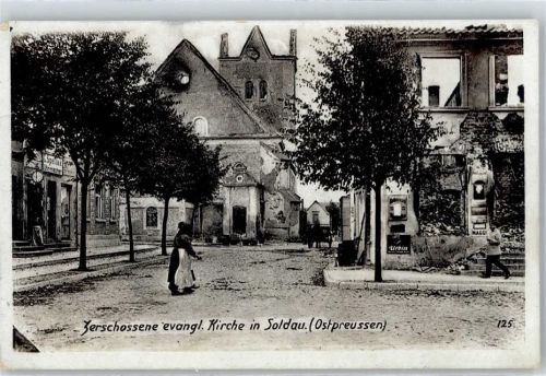 Soldau Zerschossene ev. Kirche