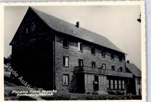 Fürstenberg Pension Hasecke Posthilfsstellenstempel