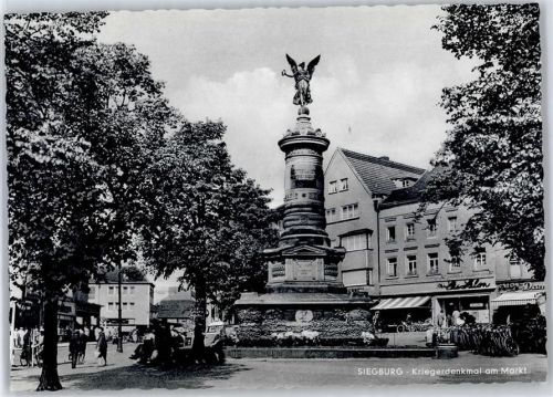 Siegburg Kriegerdenkmal am Markt AKU2
