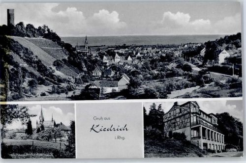 Kiedrich Kath. Kirche St. Valentinus Burg Scharfenstein