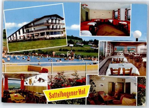 Sattelbogen Hotel Pension Sattelbogener Hof Schwimmbad AKU1