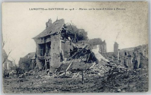 Lamotte-Warfusee Zerstörung