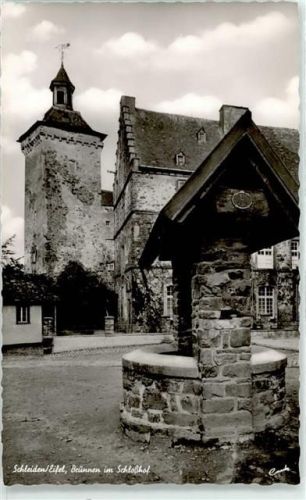 Schleiden Brunnen im Schlosshof