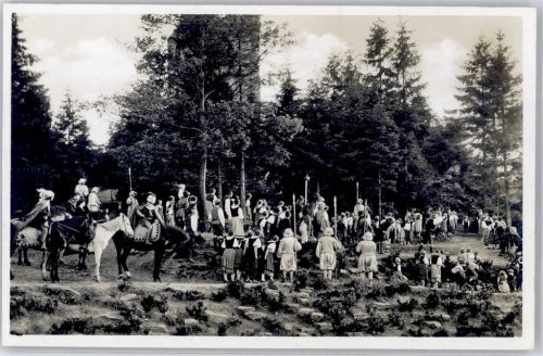 32312 W4990 Nettelstedt , Kr Lübbecke, Westf - Landesheimatspiele der Provinz Westfalen Aufführung Wilhelm Tell