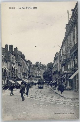 41000 Blois - La Rue Porte Cote Straßenbahn