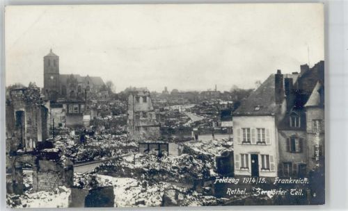 08300 Rethel 1914 Foto AK