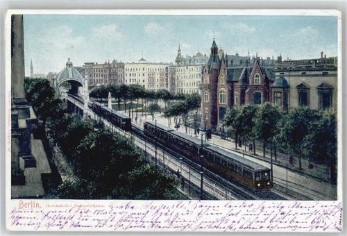 Schöneberg 1904 Hochbahnhof Nollendorfplatz