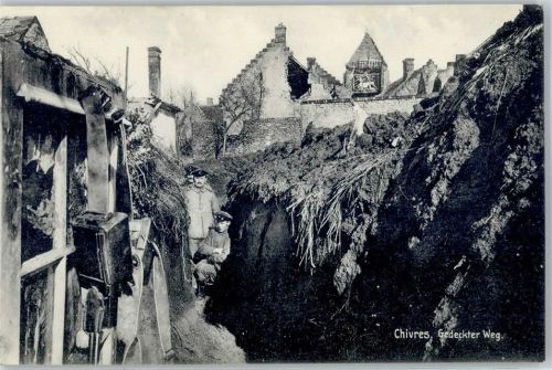 Chivres gedeckter Weg