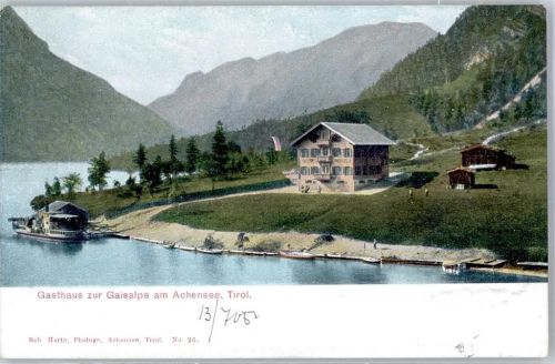 Achenkirch Gasthaus zur Gaisalpe am Achensee