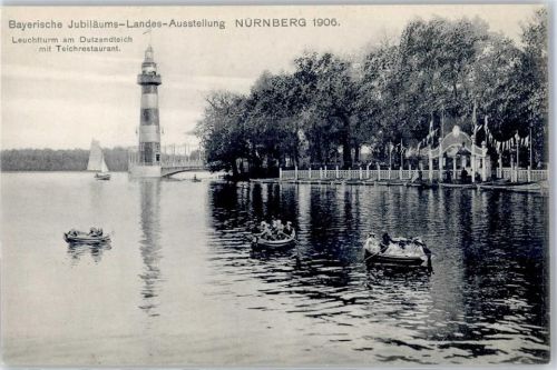 Dutzendteich Bayerische Jubiläums-Landes-Ausstellung Nürnberg