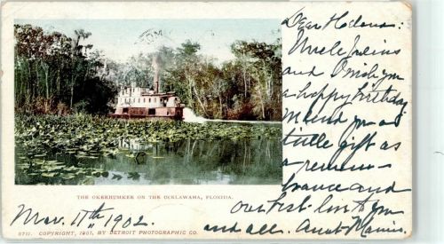Baltimore The Okeehumkee Ocklawaha Ort lt. Stempel