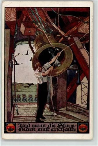 1916 Kirchturm Sturmglocke WK I
