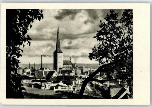 Tallinn Ansicht mit der St Olav Kirche