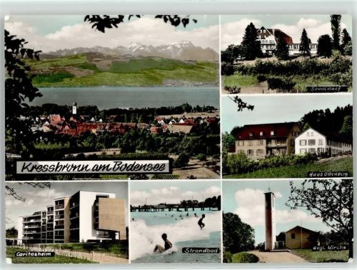 Kressbronn Caritasheim Strandbad Kirche Haus Ottenburg Sonnenhof