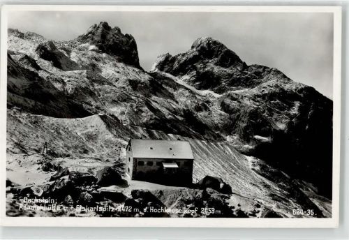 Adamekhütte 1939 Berghütte Dachstein Eiskarspitz Hochkesselkopf