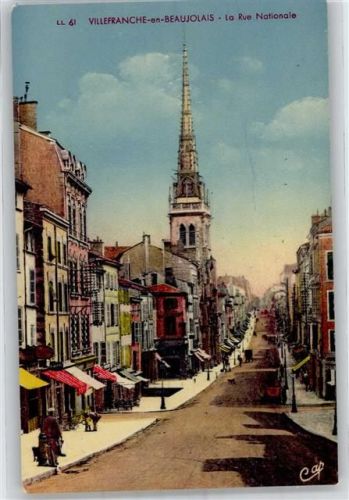 Villefranche-sur-Saone La Rue Nationale