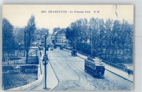 Charenton-le-Pont La Nouveau Pont Straßenbahn
