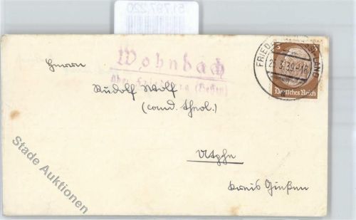 61200 W6363 Wohnbach , Kr Friedberg, Hess - Landpoststempel