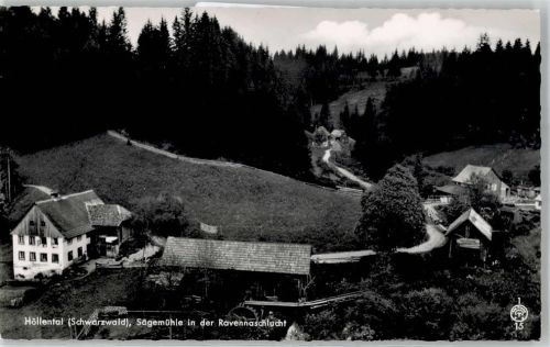 Höllental Sägemühle Ravenaschlucht