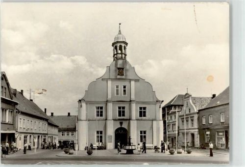 Wolgast Rathaus Fahrrad Kinderwagen