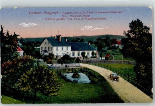 09337 O9270 Hohenstein-Ernstthal - Gasthaus Erbgericht Hermann Illing
