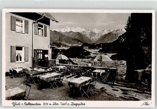 Falkenstein Blick über Tirol zur Zugspitze