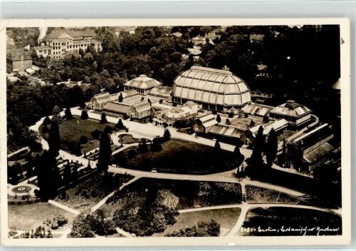 Lichterfelde Fliegeraufnahme Botanischer Garten Sonderstempel Messe Leipzig 1941