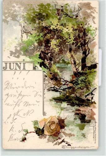 1900 sign. Guggenberger, T. Juni Rose