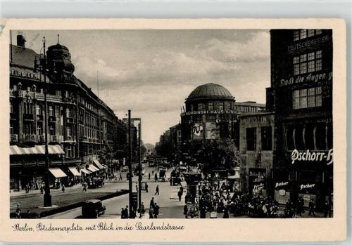 10115 W1000 Schöneberg - Potsdamerplatz mit Blick in die Saarlandstrasse