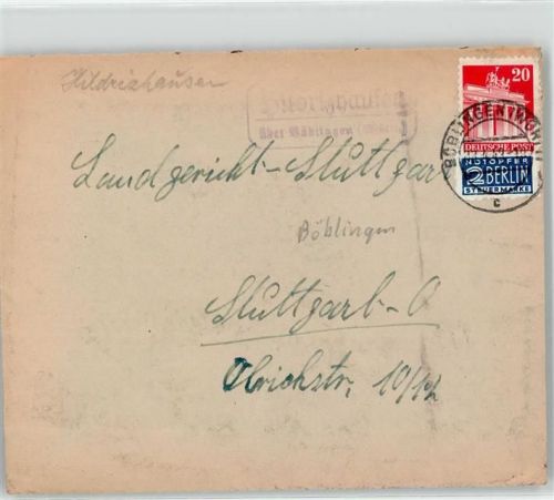 71157 W7041 Hildrizhausen KEINE AK Landpoststempel