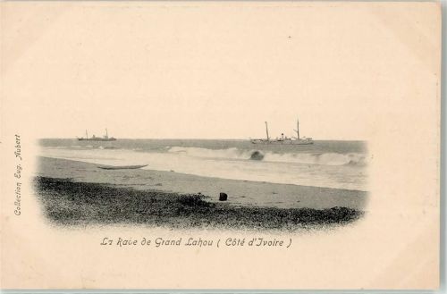 Grand Lahou Schiff Strand