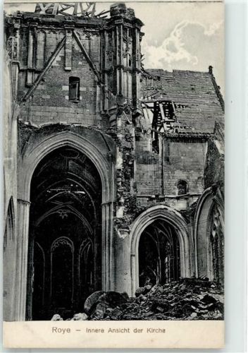 Roye Kirche ruine