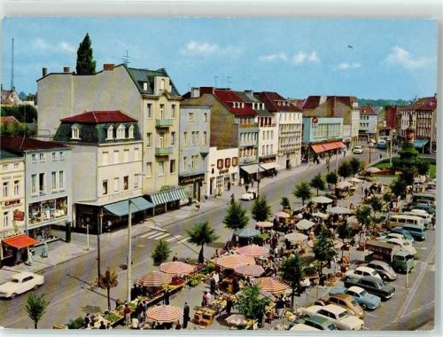 Siegburg Markt Marktszene Geschäft