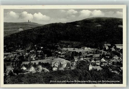 Falkenstein mit Kirche Christkönig im Reichenbachtal Verlag Klement Nr. 4