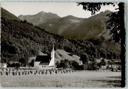 Staudach-Egerndach Kirche Ort handschriftlich Foto Original aus Archiv eines Ansichtskartenverlags