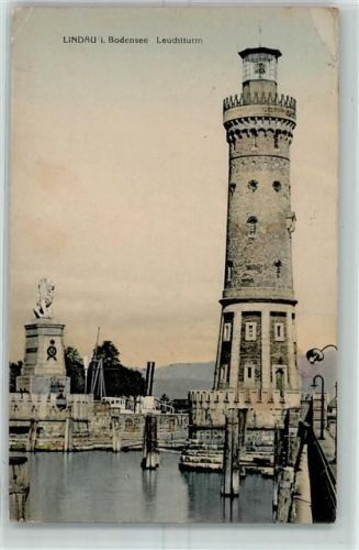 Lindau Statue Loewe Dampfschiff