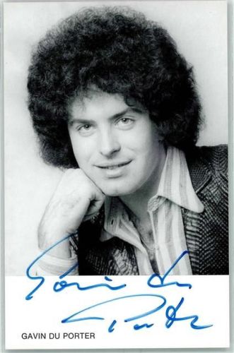 Gavin du Porter Autogramm origin. Unterschrift