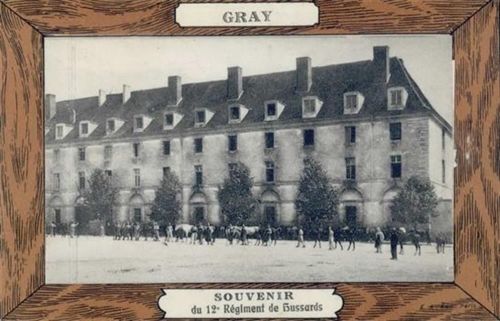 Gray Gray (Frankreich) Kaserne Regiment 12 Leporello I-II